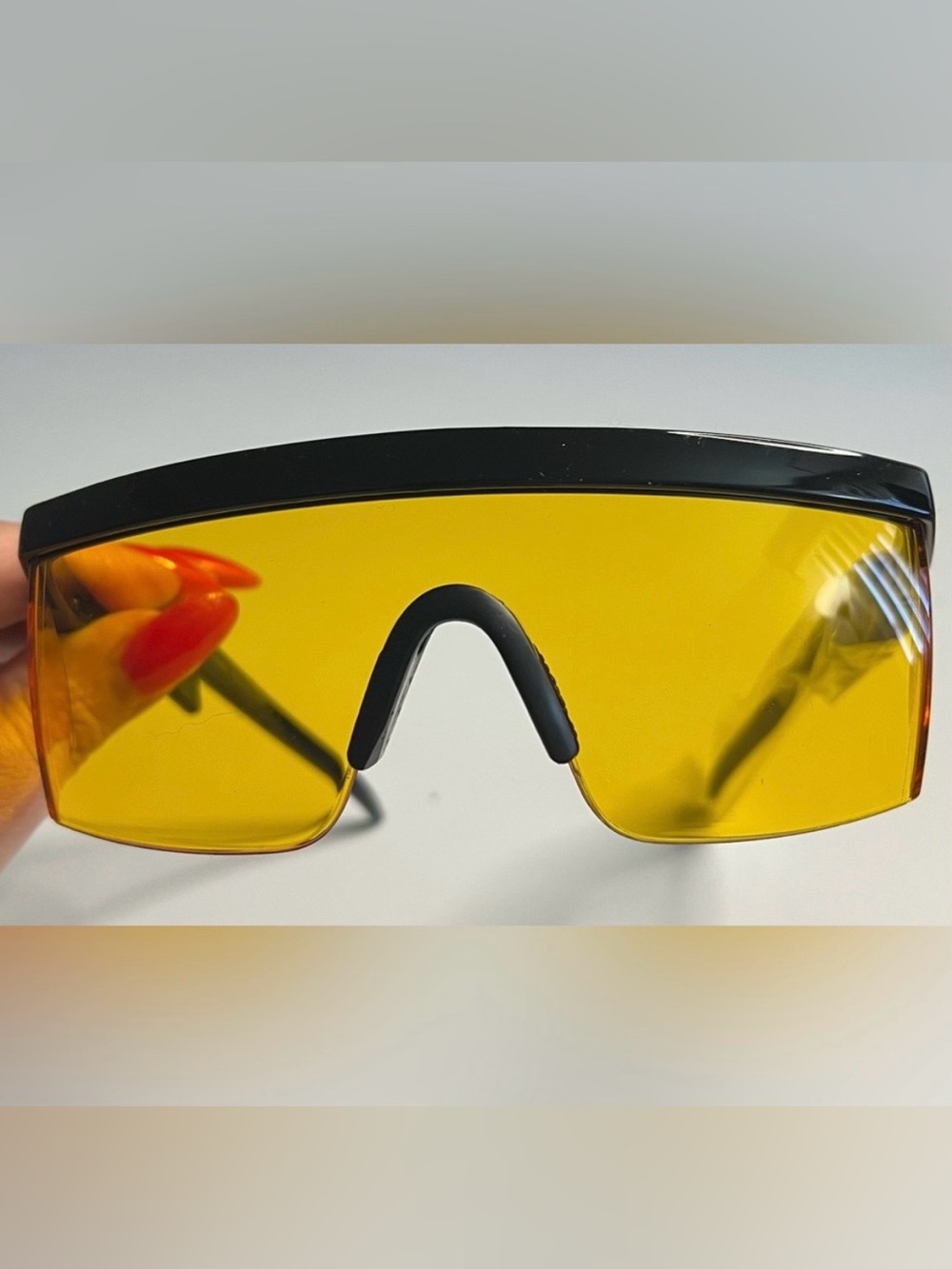 NWOT Yellow Visor Sunglasses